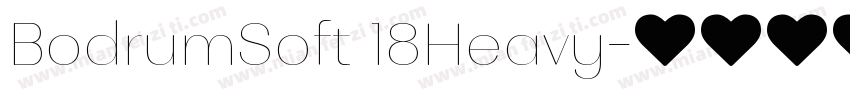 BodrumSoft 18Heavy字体转换